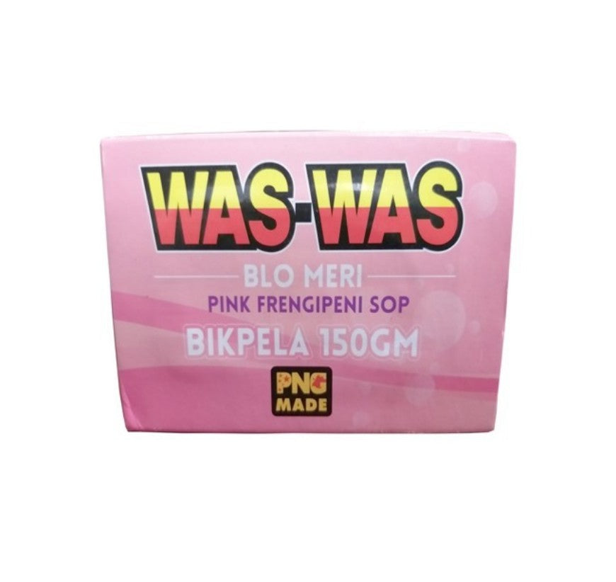 Was Was PINK Frangipani 150g Beauty Soap GSTex