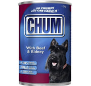 Chum Beef & Kidney Dog Food 1.2kg