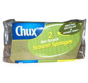 CHUX Recycled non Scratch 2pk Scourer/Sponge