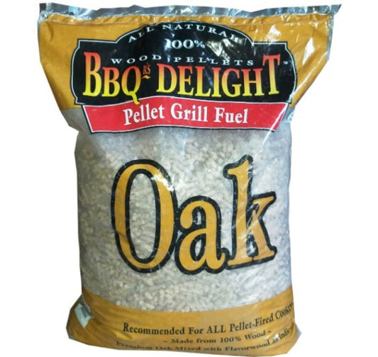 BBQ Delight Oak Bags 9KG Tennco Fuel Pellet