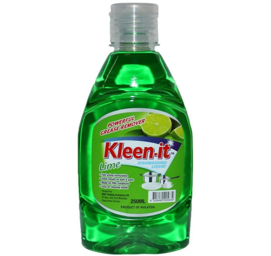 Kleen it Lime 250ml 17931 dishwashing liquid