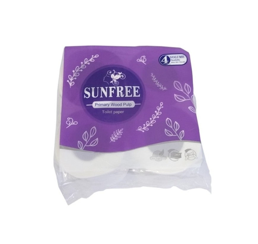 Sunfree tissue roll 3ply 4's