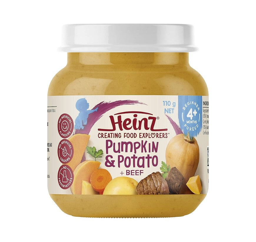 Heinz Baby Food Pumpkin, Potato & Beef 110g