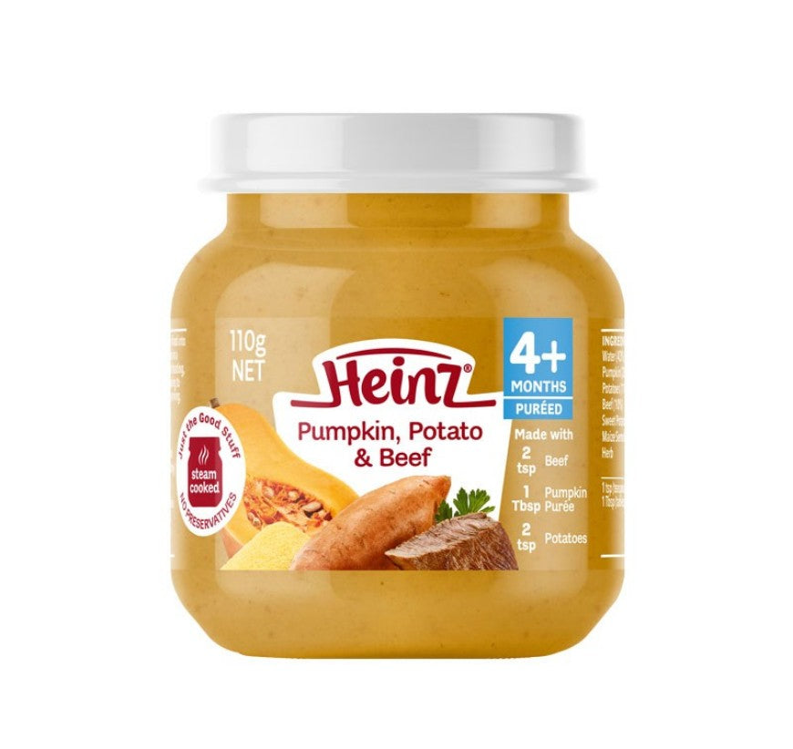 Heinz Pumpkin Potato Beef 110g Baby Food