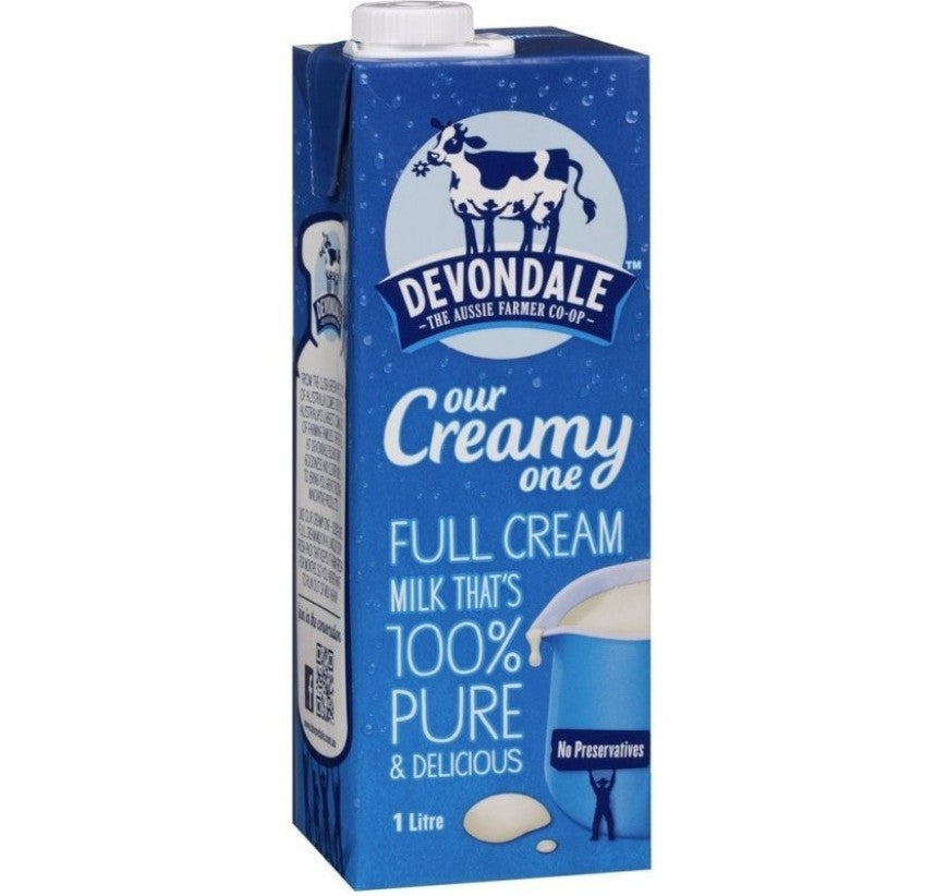 Devondale Full Cream UHT 1L