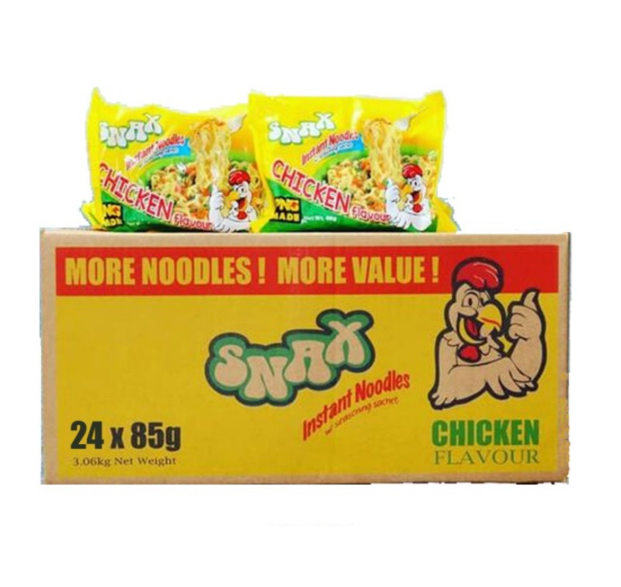 Lae Snax InstantNoodles 24x85g Chicken Flavour GSTex