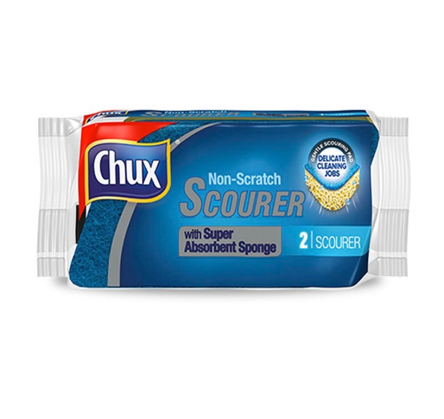 Chux NScratch Scourer/Sponge 2 AP NSSPG2/6