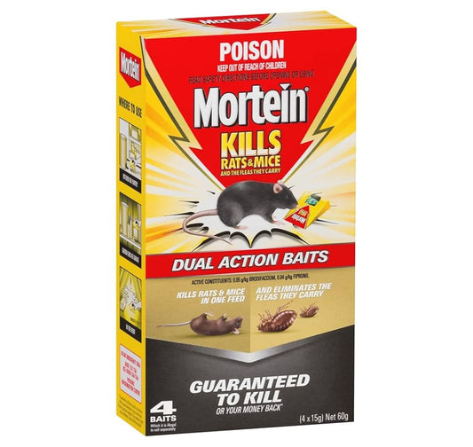 Mortein rat kills D/Baits 60g 3095196