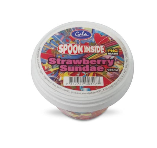 Gala Sundae Cup Straw 125ml