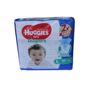 Huggies Dry Eco (L) 20's 42143 Diaper GSTex