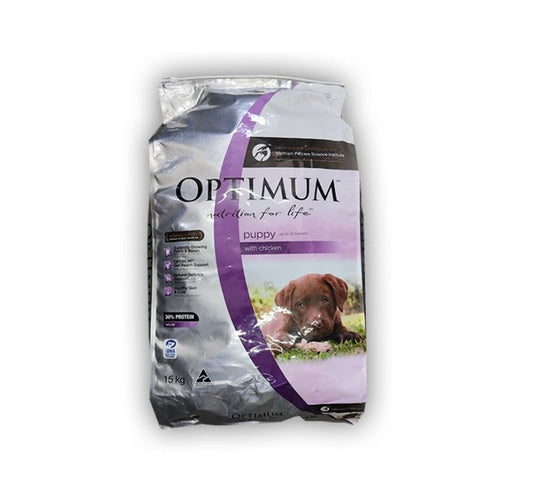 Optimum Puppy (L) Chicken 15Kg Large-Breed Dog Food UB10227637