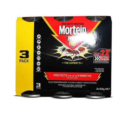 Mortein Powergard Bomb 3PK150g 3x3x150g 3227230