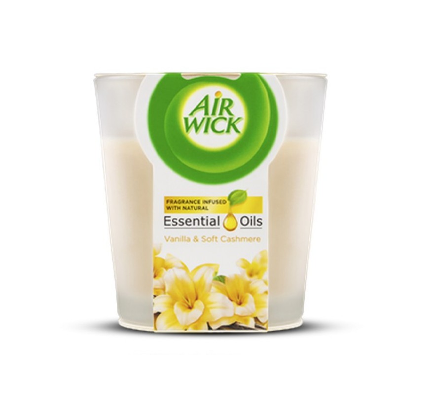 Air Wick Essential Oil Candle Vanilla & Cashmere