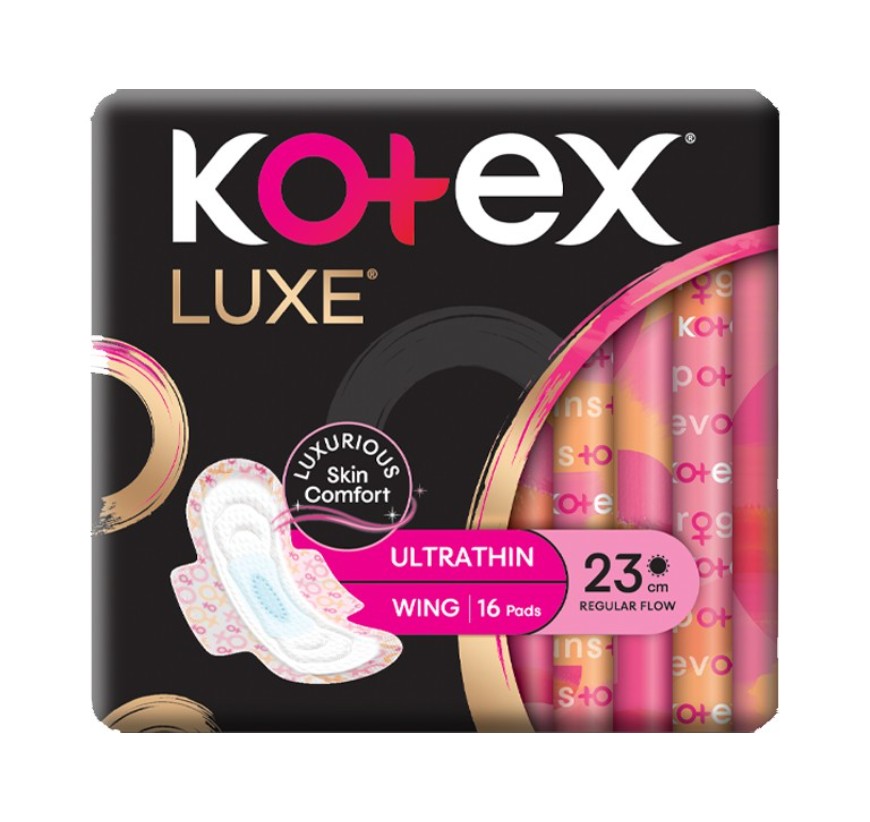 Kotex Luxe UT Reg 23cm 10267 Ultra Thin 16s x 24 GSTex
