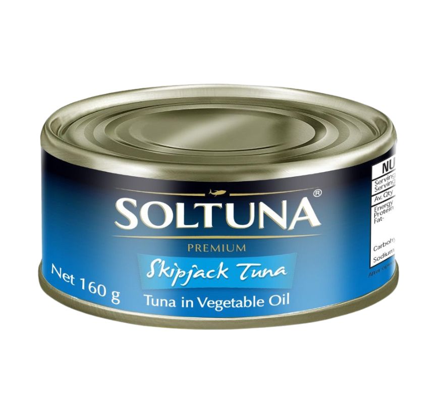 Soltuna Premium Skipjack Tuna in Vegetable Oil 160g | GSTex