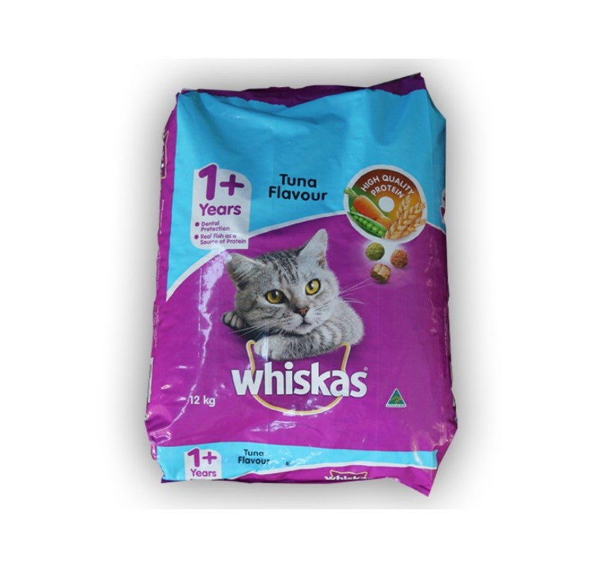 Whiskas Adult Dry Cat Food with Tuna 12kg