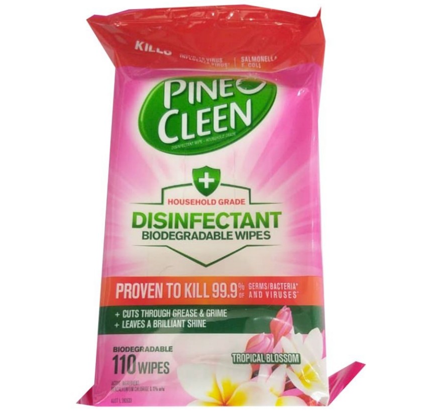 Pine O Cleen Bio Trop Blos 110 Surface Wipes 3245794