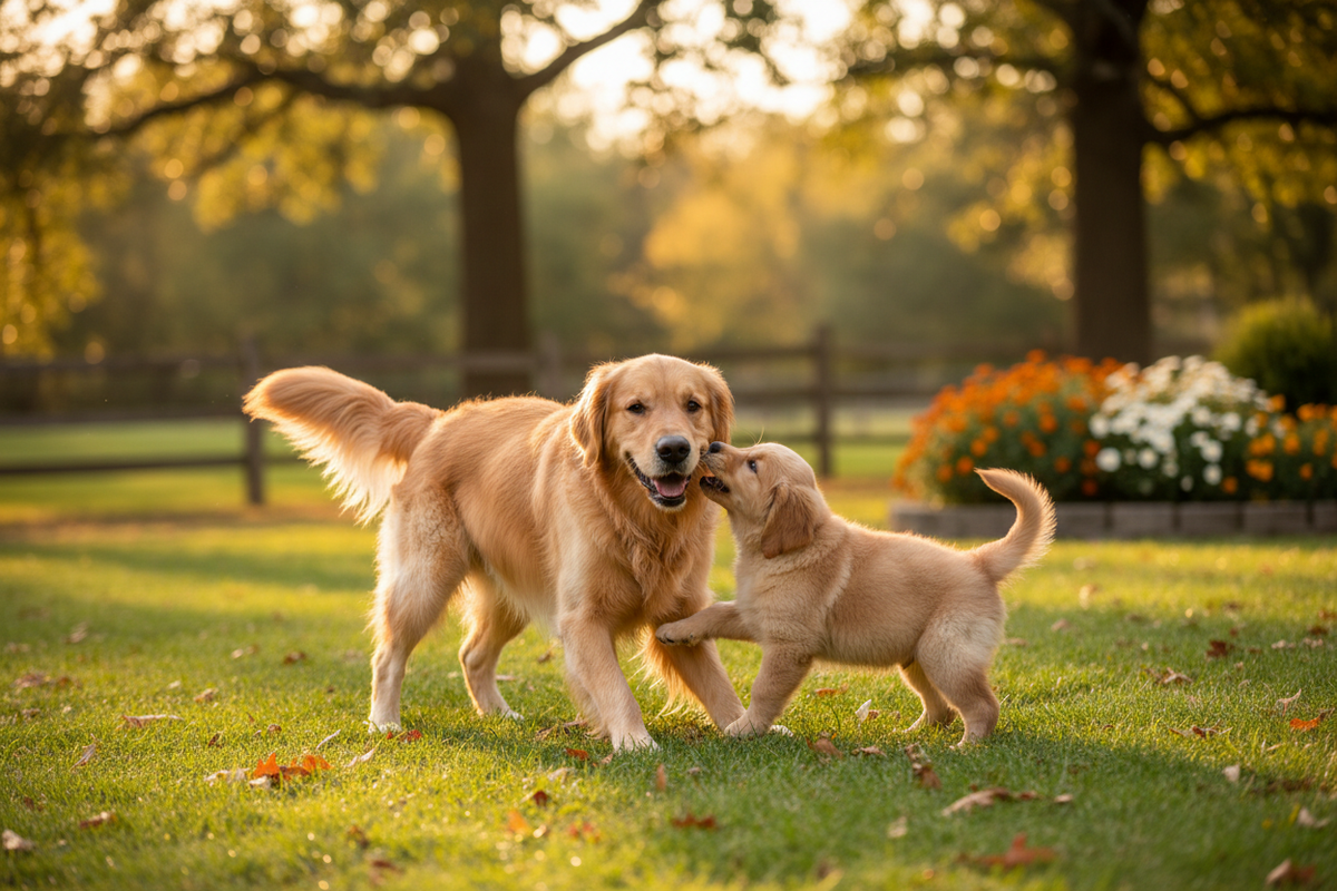 dog & puppy